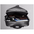 Чоловічий шкіряний рюкзак TIDING BAG B3-1692A чорний - Фотографія № 103