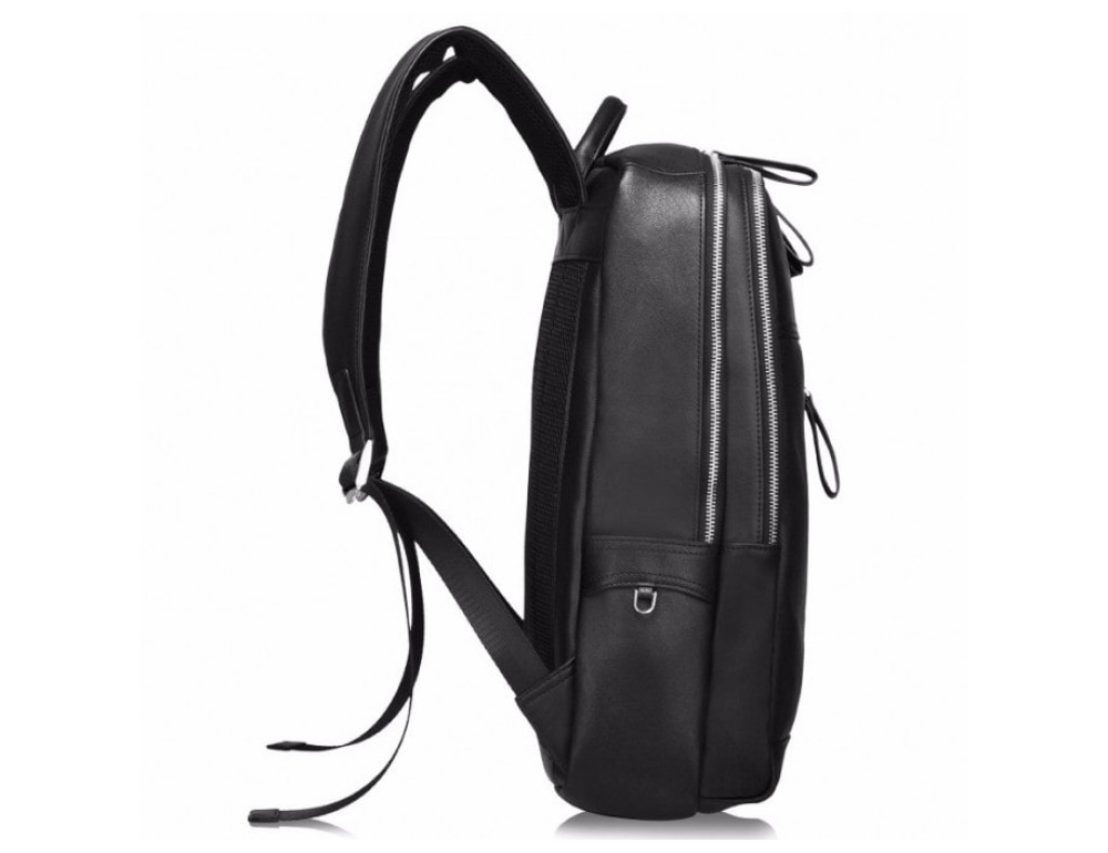 Чоловічий шкіряний рюкзак TIDING BAG B3-1692A чорний - Фотографія № 6