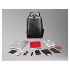 Чоловічий шкіряний рюкзак TIDING BAG B3-1692A чорний - Фотографія № 111