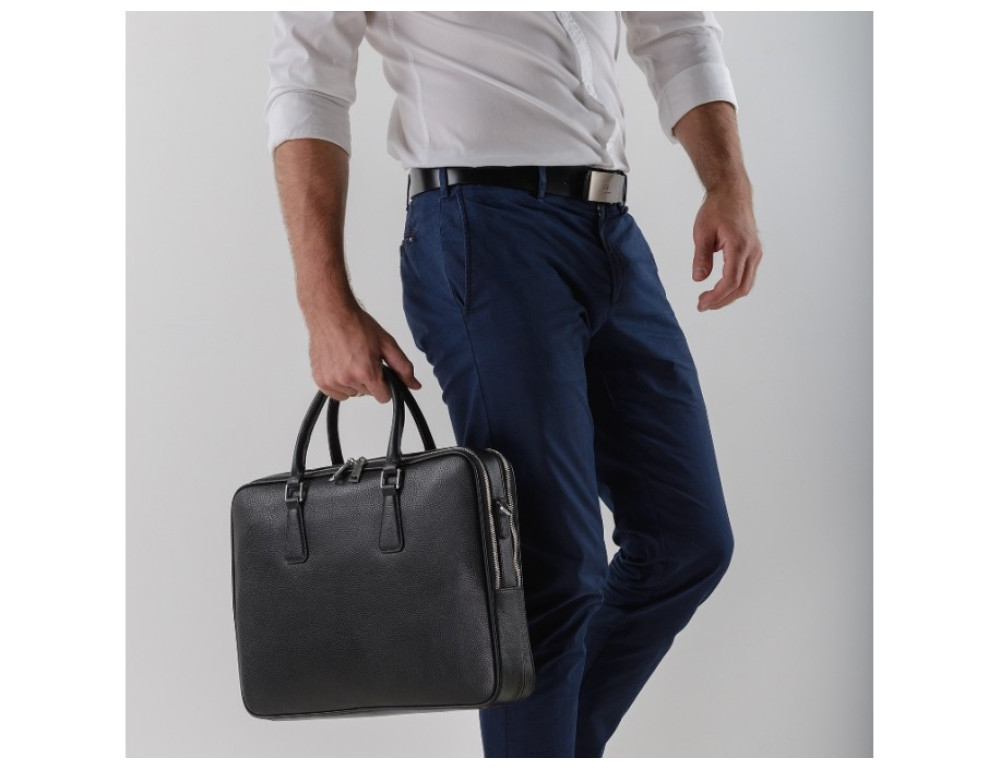 Чоловіча шкіряна сумка TIDING BAG NM17-9020-6A - Фотографія № 6