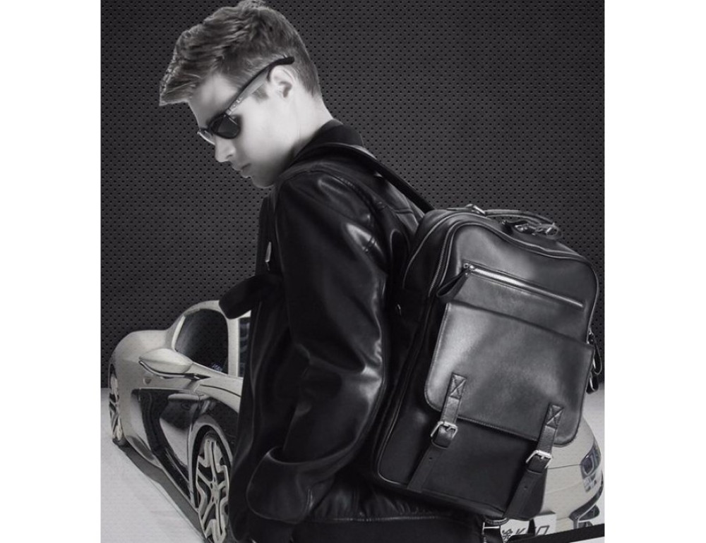 Шкіряний рюкзак TIDING BAG B3-1691A - Фотографія № 9