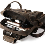 Чоловічий добротний рюкзак Tiding Bag t3081DB коричневий - Фотографія № 101