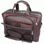 Чоловіча шкіряна сумка на три секції TIDING BAG 7289X - Фотографія № 106