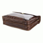 Коричневий великий шкіряний портфель TIDING BAG 7091C - Фотографія № 106