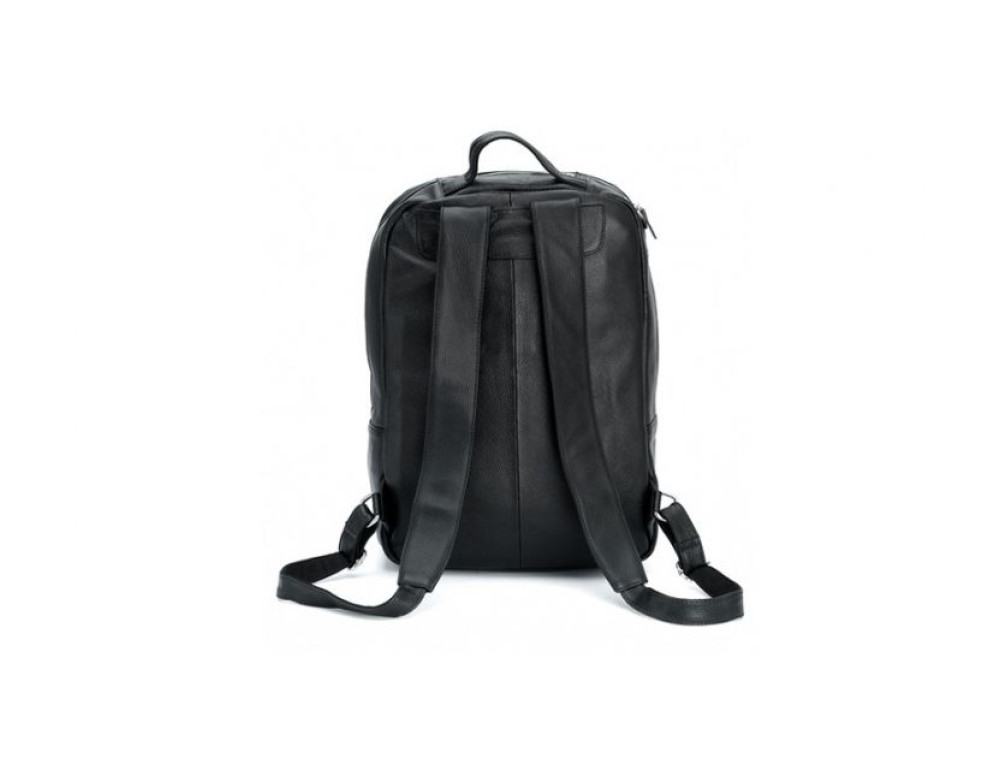 Чоловічий шкіряний рюкзак TIDING BAG T3064 чорний - Фотографія № 8