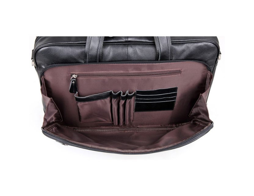 Чоловіча шкіряна сумка TIDING BAG 7367A - Фотографія № 4