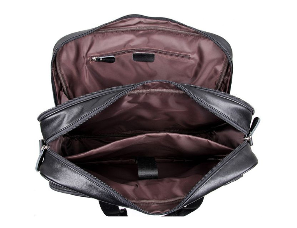 Чоловіча шкіряна сумка TIDING BAG 7367A - Фотографія № 3