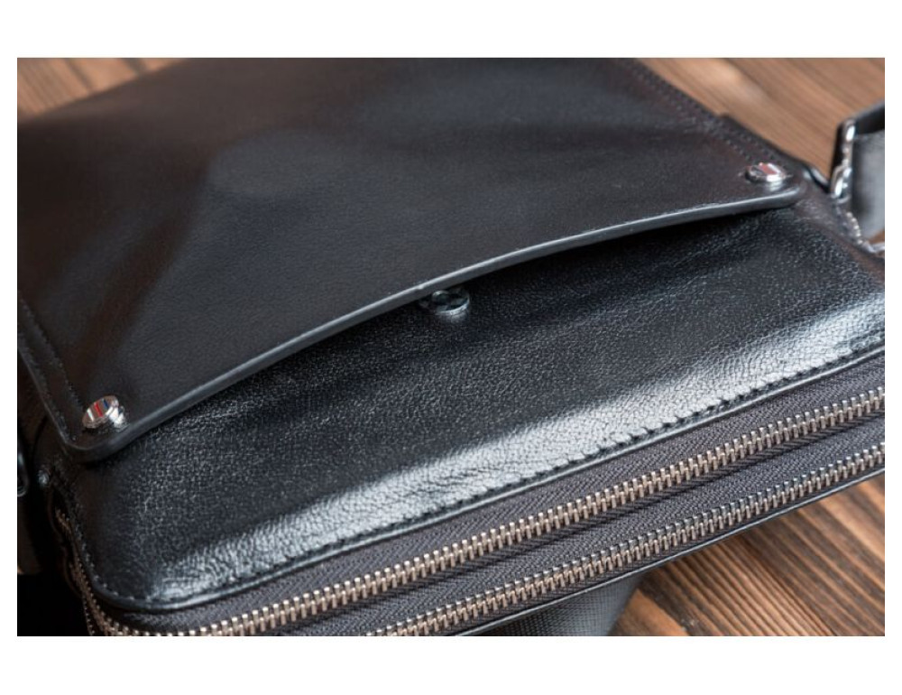 Шкіряна сумка через плече TIDING BAG M5861-1A - Фотографія № 5