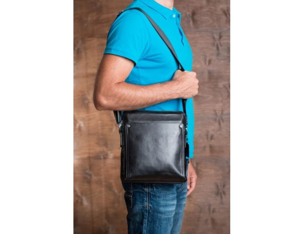 Шкіряна сумка через плече TIDING BAG M5861-1A - Фотографія № 2