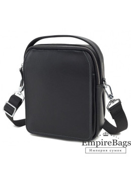Мужской кожаный мессенджер TIDING BAG M711-3A чёрный