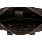 Вінтажна сумка з кінської шкіри TIDING BAG T1019 коричнева - Фотографія № 107