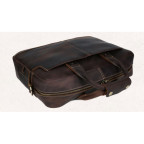 Вінтажна сумка з кінської шкіри TIDING BAG T1019 коричнева - Фотографія № 103