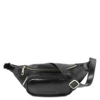 Чорна напоясний шкіряна сумка Tuscany Leather TL141797 Black - Фотографія № 100