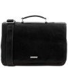 Чорна велика сумка-портфель MANTOVA Tuscany Leather TL142068 Black