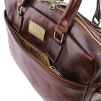 Чорна шкіряна сумка для ноутбука на два відділення ІТАЛІЯ Urbino Tuscany Leather TL141894 Black - Фотографія № 105 Чорна шкіряна сумка для ноутбука на два відділення ІТАЛІЯ Urbino Tuscany Leather TL141894 Black - Фотографія № 105
