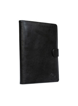 Чёрный кожаный блокнот Tony Perotti Italico 2590 nero