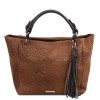 Стильна італійська сумочка для жінок коричневого кольору Tuscany Leather TL142066 CINNAMON