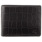 Чорний чоловічий шкіряний портмоне Visconti CR92 BLK Gator c RFID (Black) - Фотографія № 100