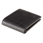 Чорний чоловічий шкіряний портмоне Visconti CR92 BLK Gator c RFID (Black) - Фотографія № 102