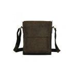 Мужская кожаная сумка на плечо TIDING BAG 7055DB коричневая - Фото № 103