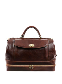 Дорожная кожаная сумка-саквояж Италия Time Resistance 5219101W