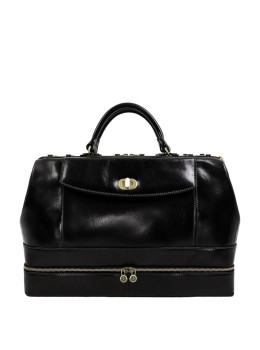 Дорожная кожаная сумка-саквояж Италия Time Resistance 5230201W