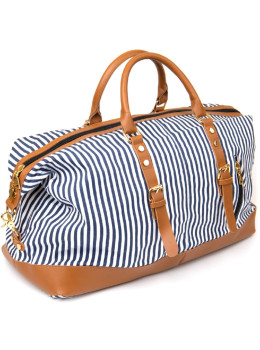Дорожная сумка текстильная женская в полоску Vintage 20667