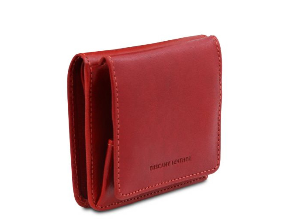 Елітний жіночий гаманець із Італії Tuscany Leather TL142059 Red - Фотографія № 4
