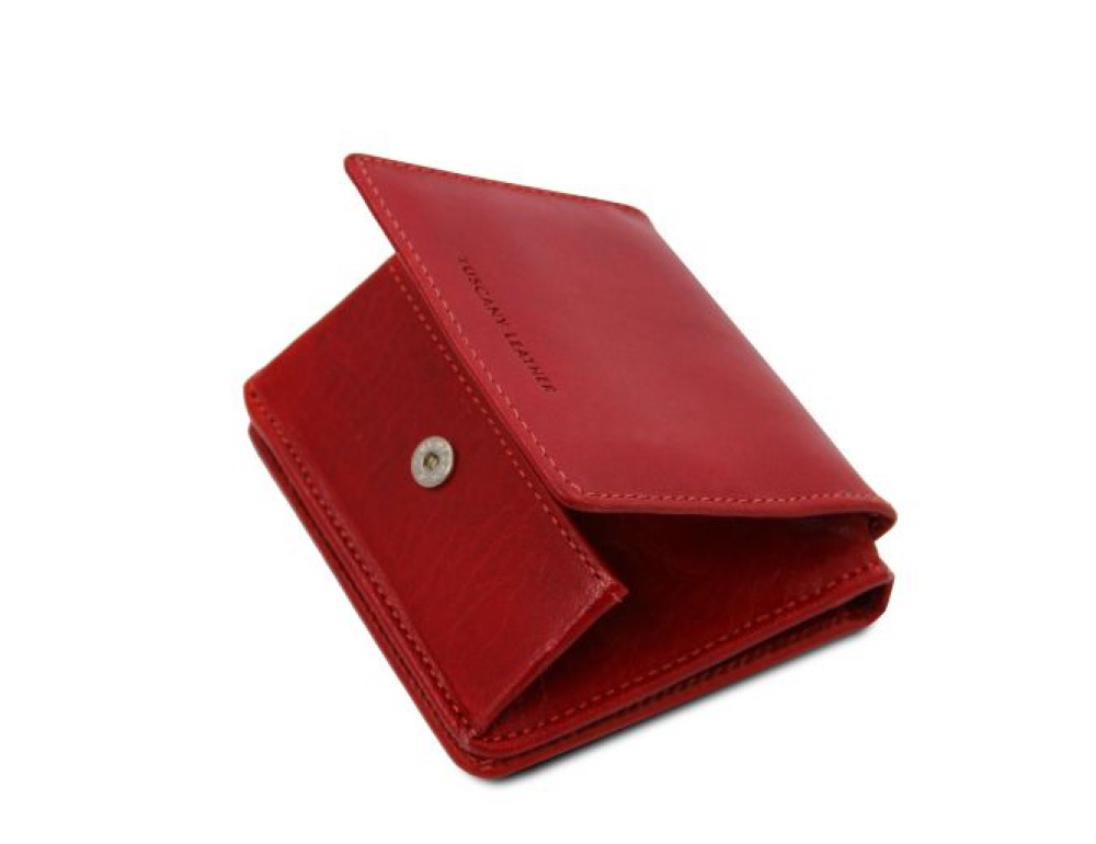 Елітний жіночий гаманець із Італії Tuscany Leather TL142059 Red - Фотографія № 6