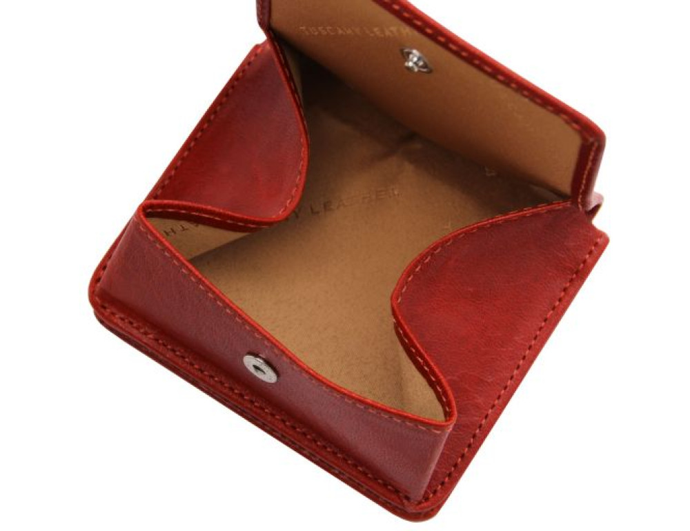Елітний жіночий гаманець із Італії Tuscany Leather TL142059 Red - Фотографія № 7