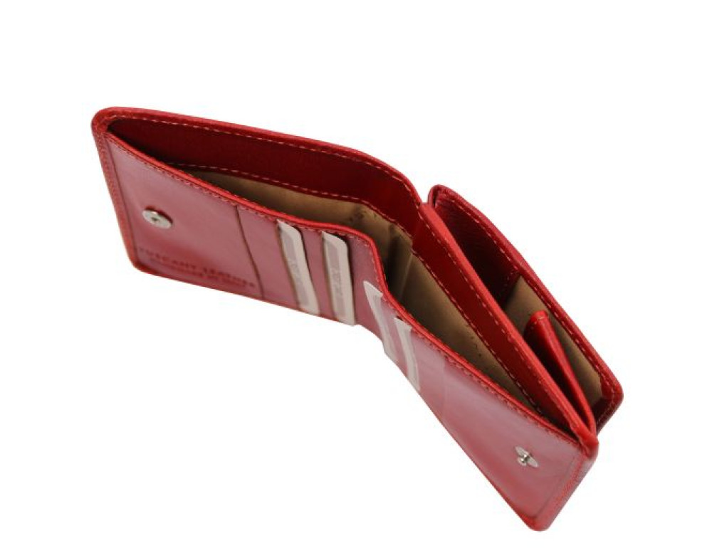 Елітний жіночий гаманець із Італії Tuscany Leather TL142059 Red - Фотографія № 8
