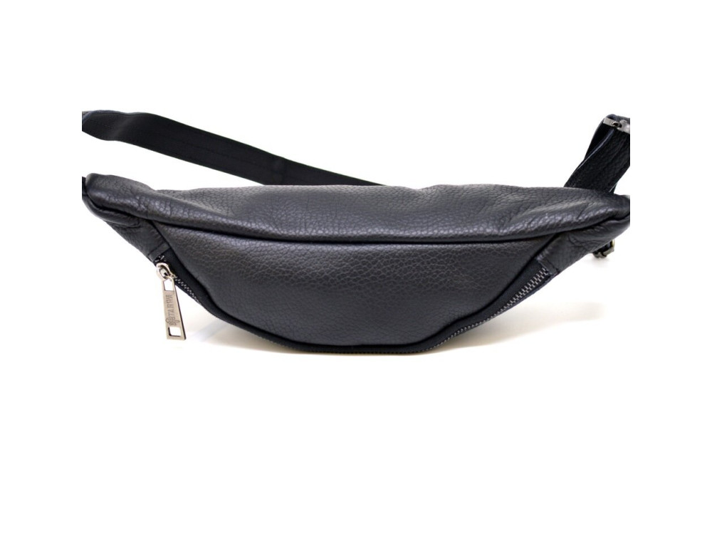 Чорна шкіряна сумка на пояс TARWA FA-3005-3MD - Фотографія № 4