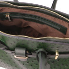 Зелена жіноча сумка зі страусиної шкіри Tuscany Leather TL142120 Forest Green - Фотографія № 106