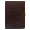 Коричневая папка полностью из кожи под документы формата А-4 TARWA GC-0314-4lx