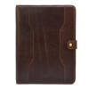 Коричневая кожаная папка на засчёлке формата А-4 TARWA GC-2141-4lx
