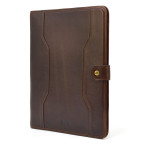 Коричневая кожаная папка на засчёлке формата А-4 TARWA GC-2141-4lx - Фото № 102