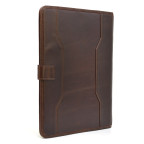 Коричневая кожаная папка на засчёлке формата А-4 TARWA GC-2141-4lx - Фото № 104