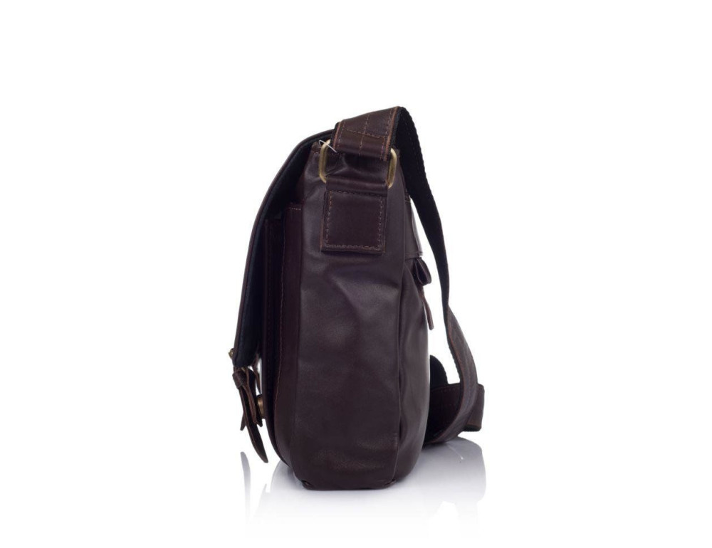 Коричнева шкіряна сумка месенджер TARWA GC-6046-1md - Фотографія № 4