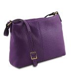 Жіноча шкіряна сумка через плече TL141720 Tuscany Leather (Фіолетовий) - Фотографія № 101