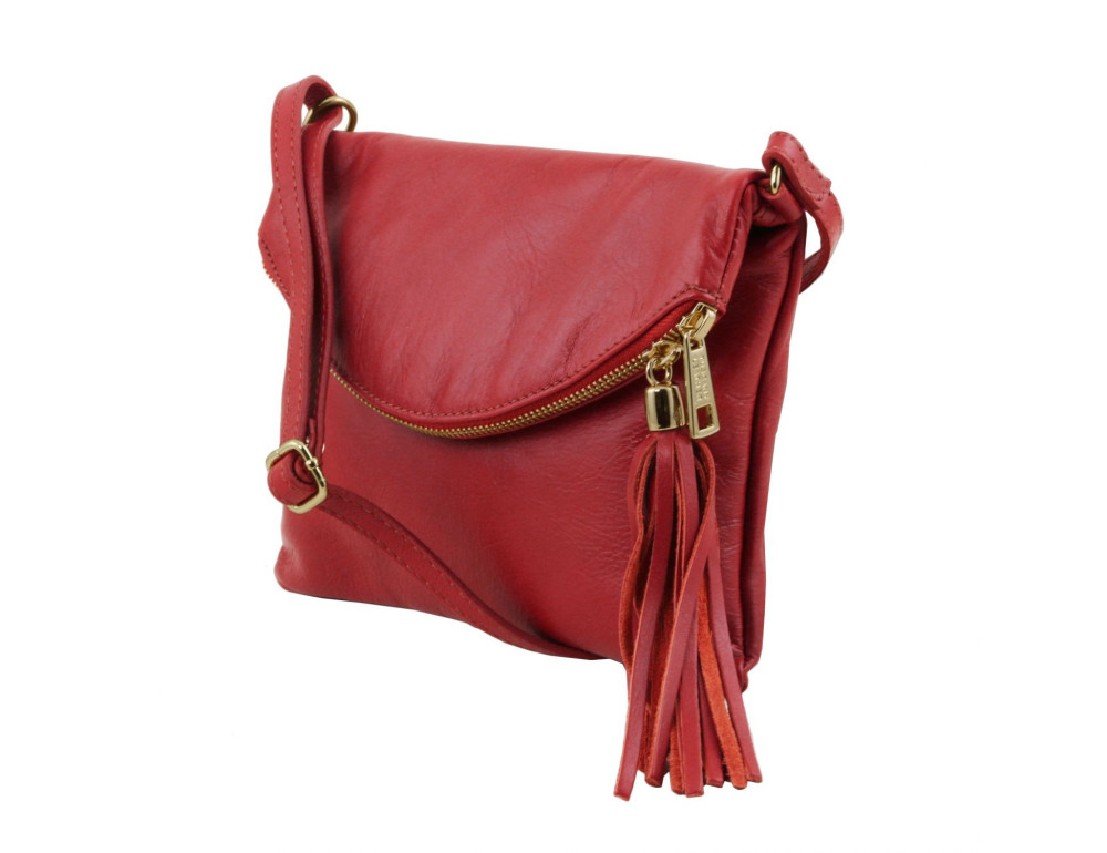 Сумка жіноча через плече Tuscany Leather Young Bag TL141153 (Червоний) - Фотографія № 2
