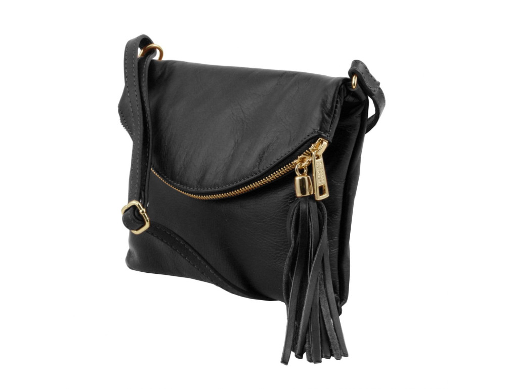 Жіноча шкіряна сумка Tuscany Leather Young Bag TL141153 (Світлий сіро-коричневий) - Фотографія № 2
