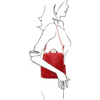 Жіночий рюкзак з натуральної шкіри Tuscany TL142138 (Lipstick Red) - Фотографія № 106