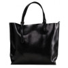 Чорна шкіряна сумка шоппер Grays GR-2011A Чорна шкіряна сумка шоппер Grays GR-2011A