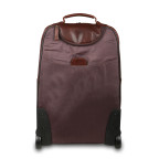 Темно-коричнева шкіряна валіза з ручкою на колесах Ashwood Leather 8148 Brown - Фотографія № 102