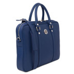 Экслюзивный портфель для ноутбука из сафьяновой кожи Prato Tuscany TL142453 DARK BLUE - Фото № 101