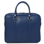 Экслюзивный портфель для ноутбука из сафьяновой кожи Prato Tuscany TL142453 DARK BLUE - Фото № 102