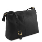Жіноча шкіряна сумка через плече Tuscany Leather TL141720 Black— чорна - Фотографія № 101
