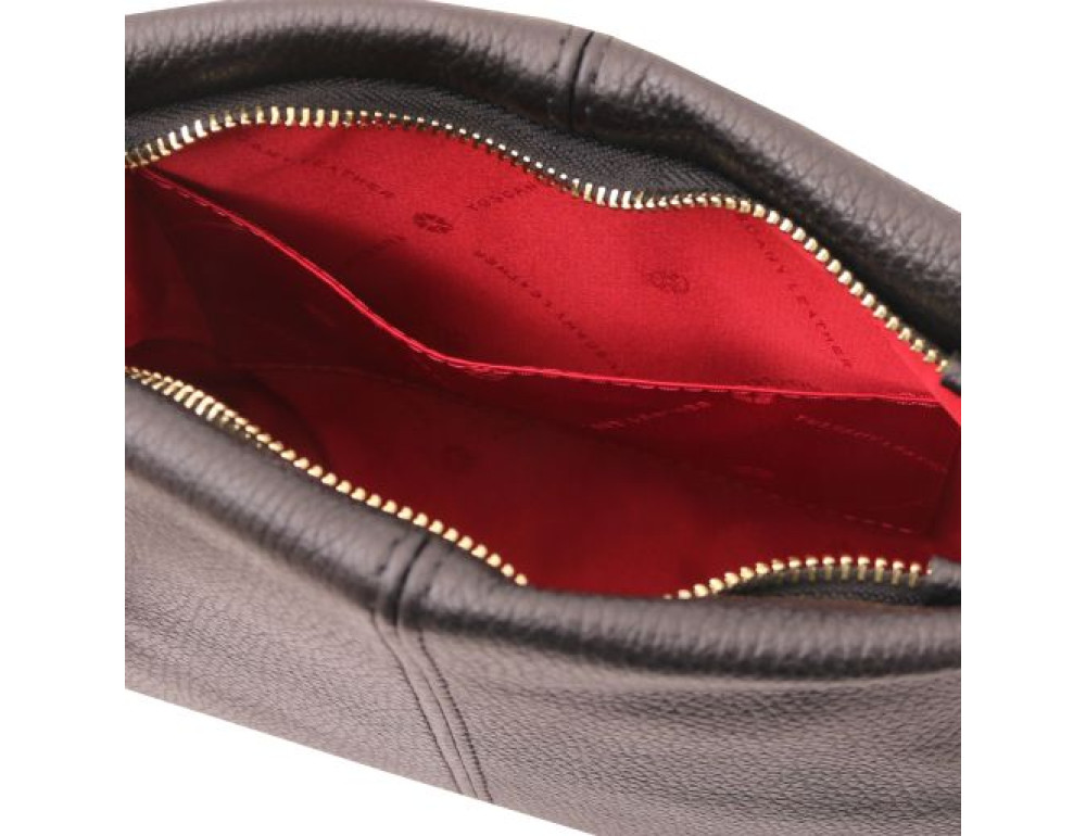 Жіноча шкіряна сумка через плече Tuscany Leather TL141720 Black— чорна - Фотографія № 4