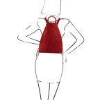 Шкіряний рюкзак Tuscany Leather Shanghai TL140963 Red — червоний - Фотографія № 101