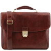 Коричневий шкіряний чоловічий портфель Tuscany Leather TL142067 Brown Коричневий шкіряний чоловічий портфель Tuscany Leather TL142067 Brown